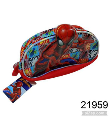 Imagen de CARTUCHERA 2 CIERRES SPIDERMAN 3D 2.26